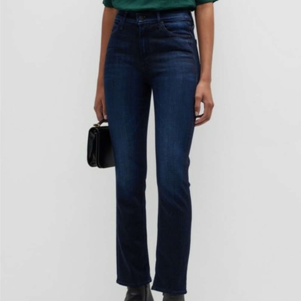 Mother The Mid Rise Dazzler Ankle Jeans In Now Or Never